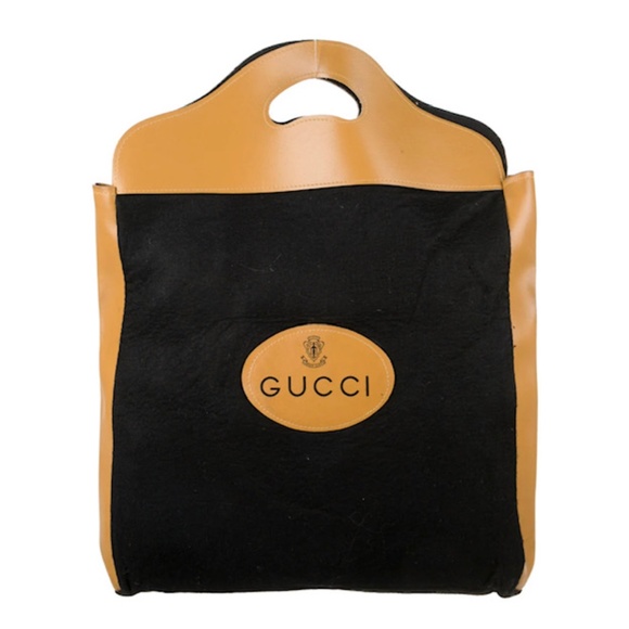 Gucci Vintage Felt Tote